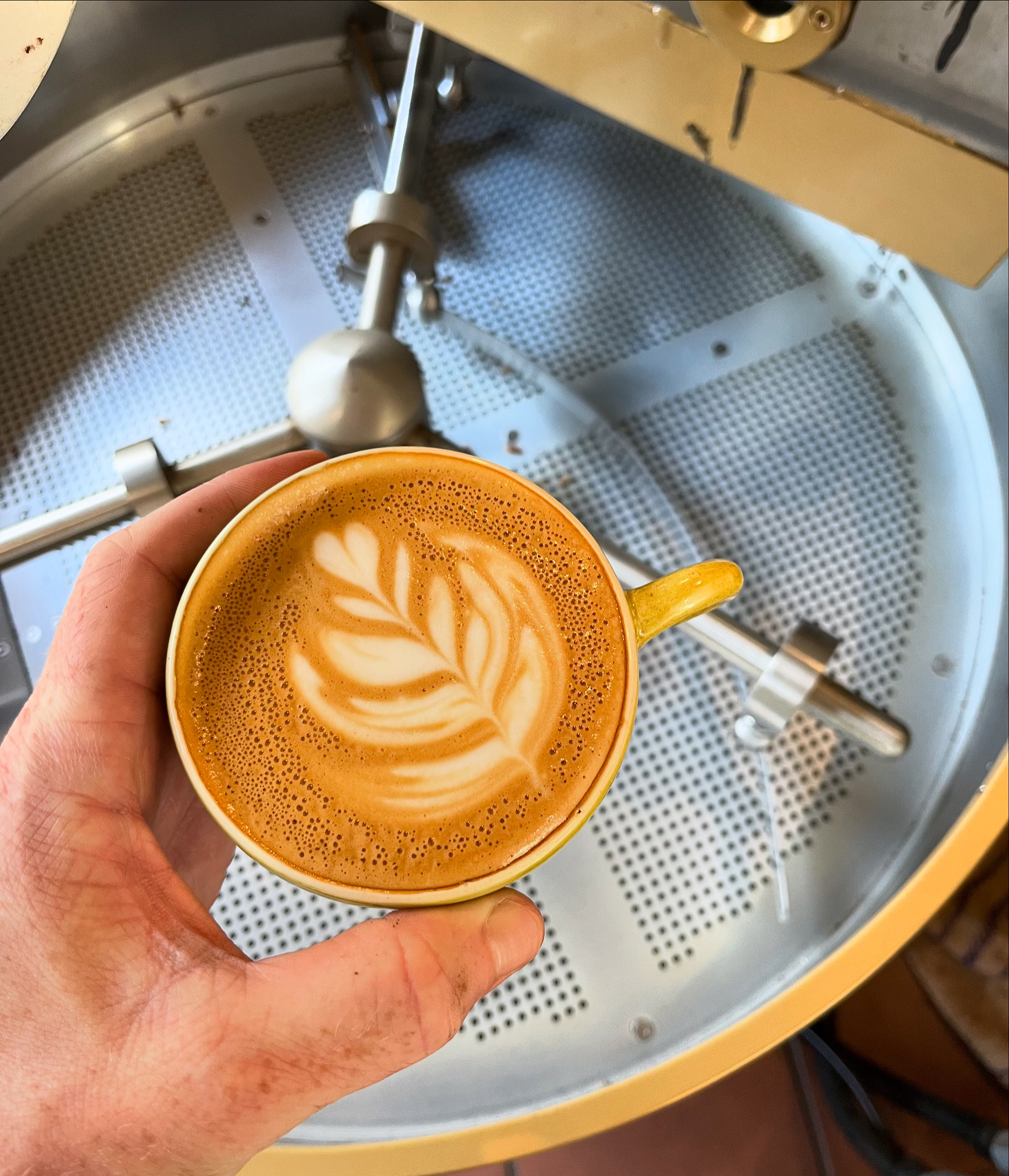 Aesthetic coffee shot